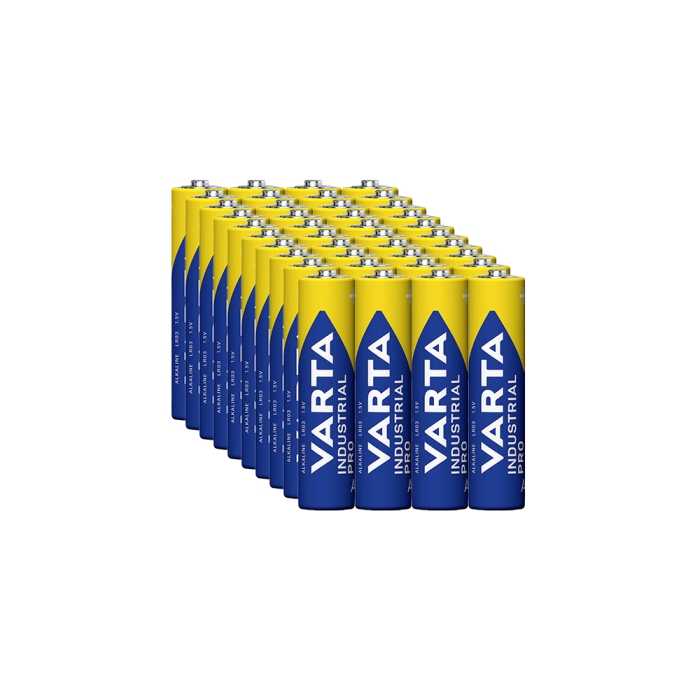 40-er Pack Varta AAA Batterien Industrial Pro