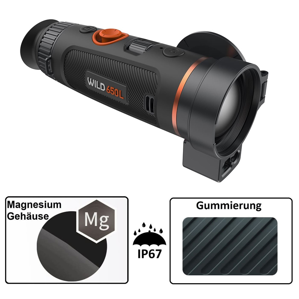 ThermTec WILD 650L Wärmebildgerät mit Laser-Entfernungsmesser