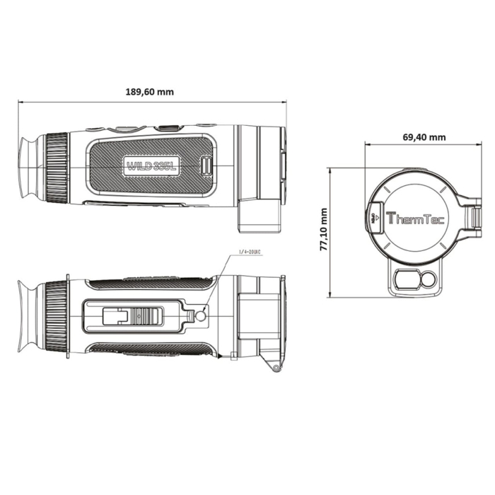 ThermTec WILD 335L - Masse