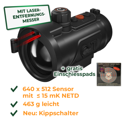 ThermTec Hunt 650L Pro LRF Wärmebild-Vorsatzgerät