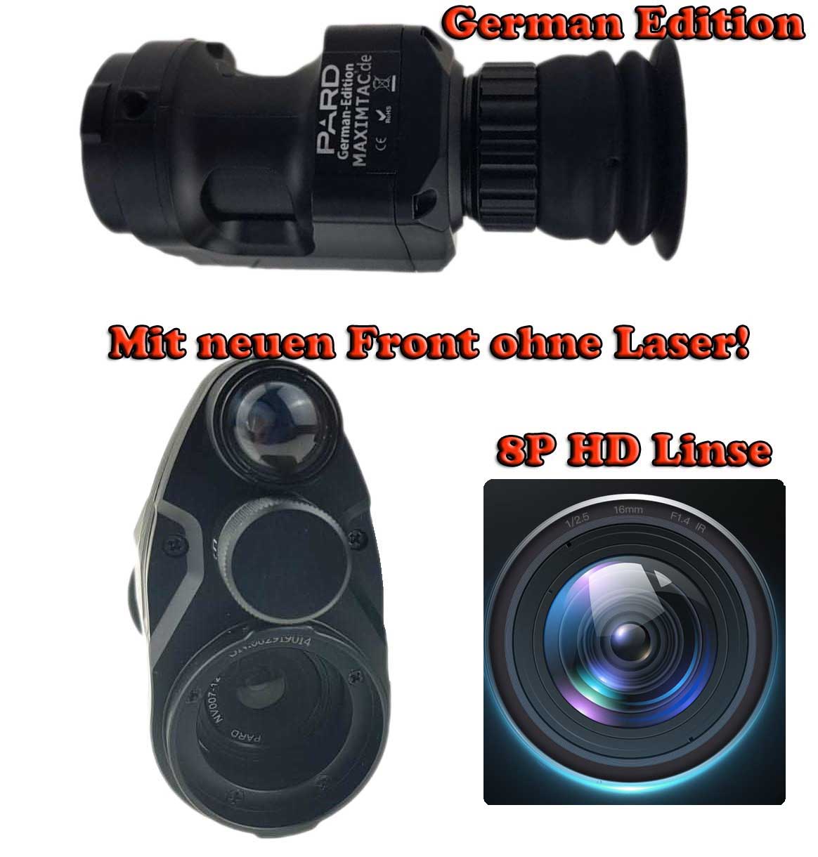 Nachtsichtgerät PARD NV007 mit 16mm Linse Vorsatzgerät 850nm IR BRD Edition 