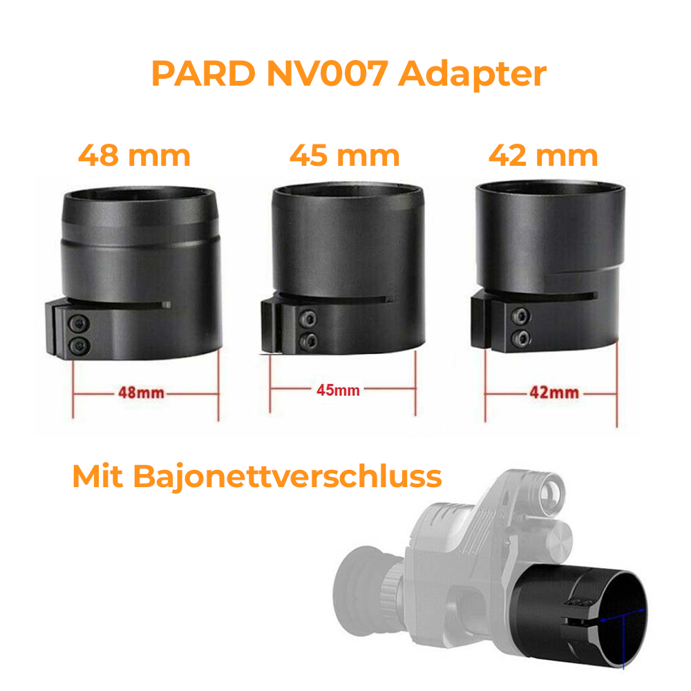 PARD NV007 Schnellmontage Adapter Montage 45mm 